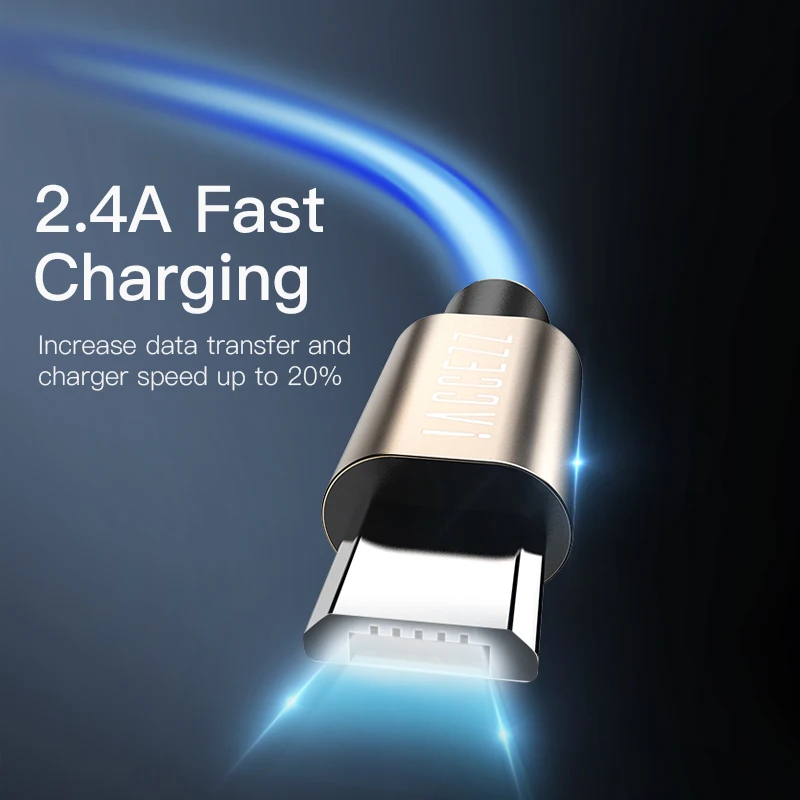 ! ACCEZZ Micro USB кабель 2.4A провод для быстрой зарядки samsung S7 S6 Xiaomi huawei Honor htc планшет android