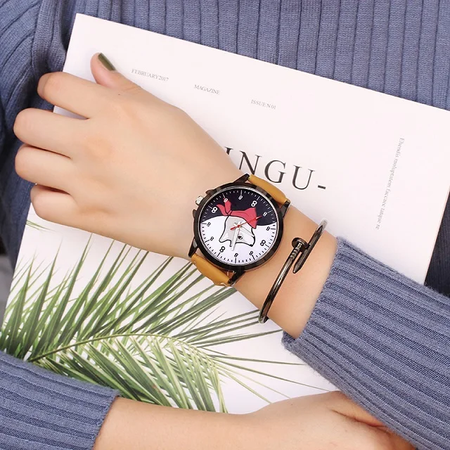 Dog Style Wrist Watch Kids Gift For Girls Boys Fashion Students Quartz WristWatch Children Watches Teen Casual relogio infantil