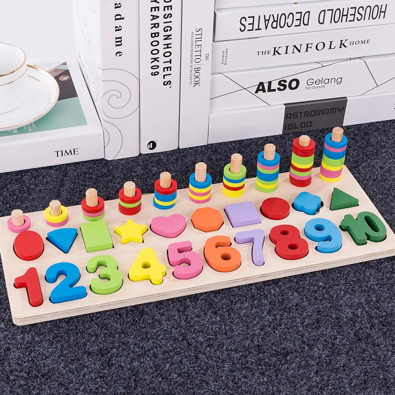 Baby toys developmental 0 12 months 2 3 years numbers shape cognitive ...