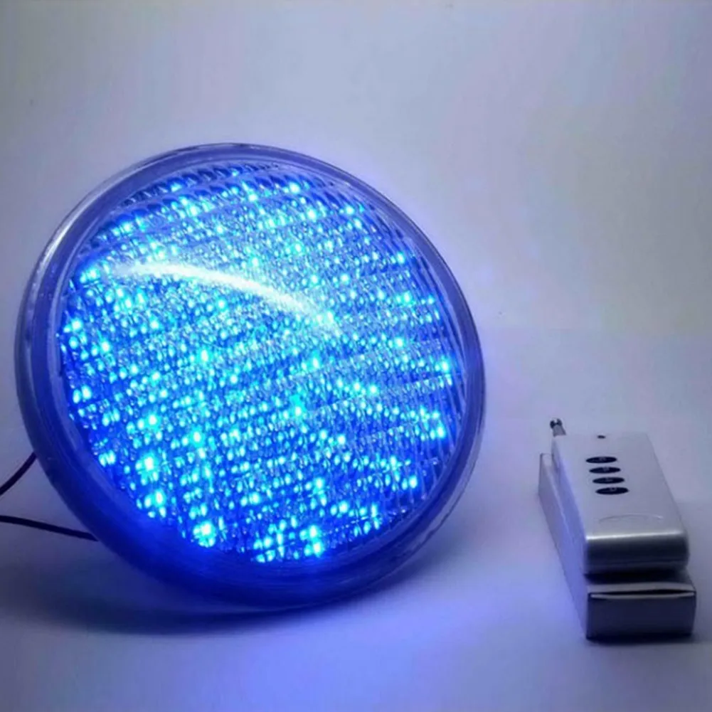 

LumiParty Embedded Underwater RGB Light 18W LED Shell LED Bulb Lamp with Remote Controller for Fountain Pond Pool jk30