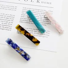 1 шт. заколки для девочек широкополая акриловые челки Клип дикий элегантный цвет взрослый зажим для волос Головные уборы G0430