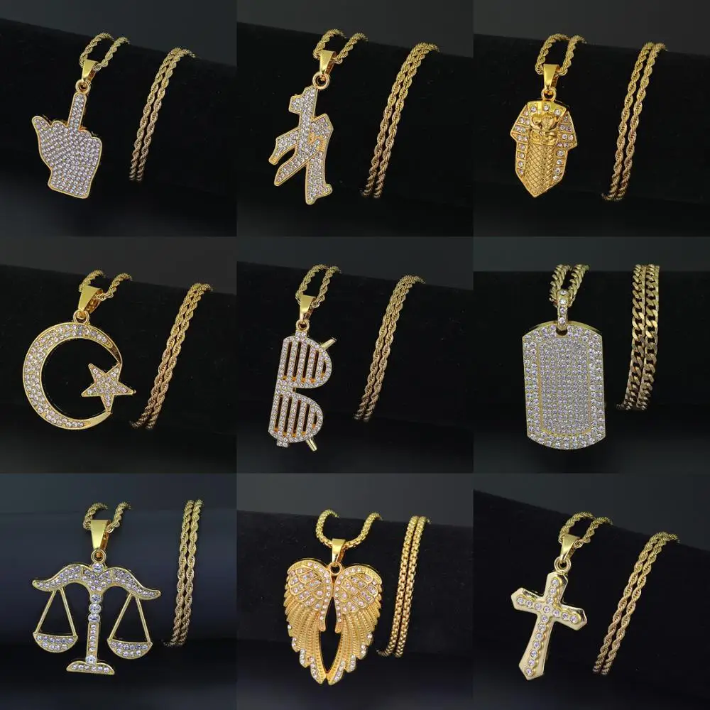 Hip Hop Pendant Necklace Jewelry 