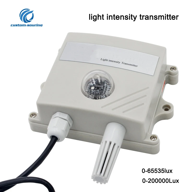 

Light Intensity Sensor Temperature And Humidity Analog/RS485 Transmitter Sensor For Farm Environmental Illuminance sensor