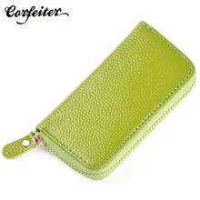 Corfeiter, натуральная кожа, кошельки для автомобильных ключей, мужской держатель для ключей, ключница, органайзер для ключей, женский брелок, чехол на молнии, кошелек, 16