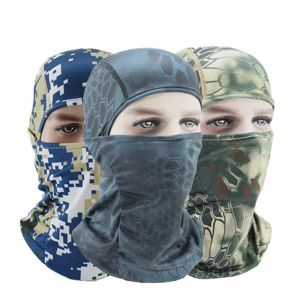 Summer Breathable Motorcycle Face Mask Thermal Synthetic Silk Ultra