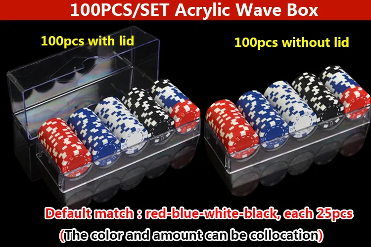 100pcs Acrylic box