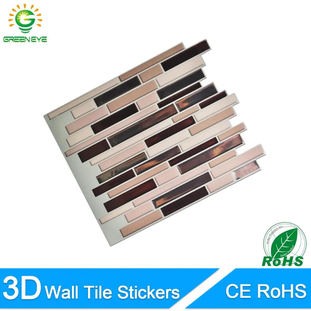 

Wall paper 3D White Grey Marble Mosaic Peel and Stick DIY Wall Stickers Waterproof for Kitchen Bathroom Home Wall Decal Sticker