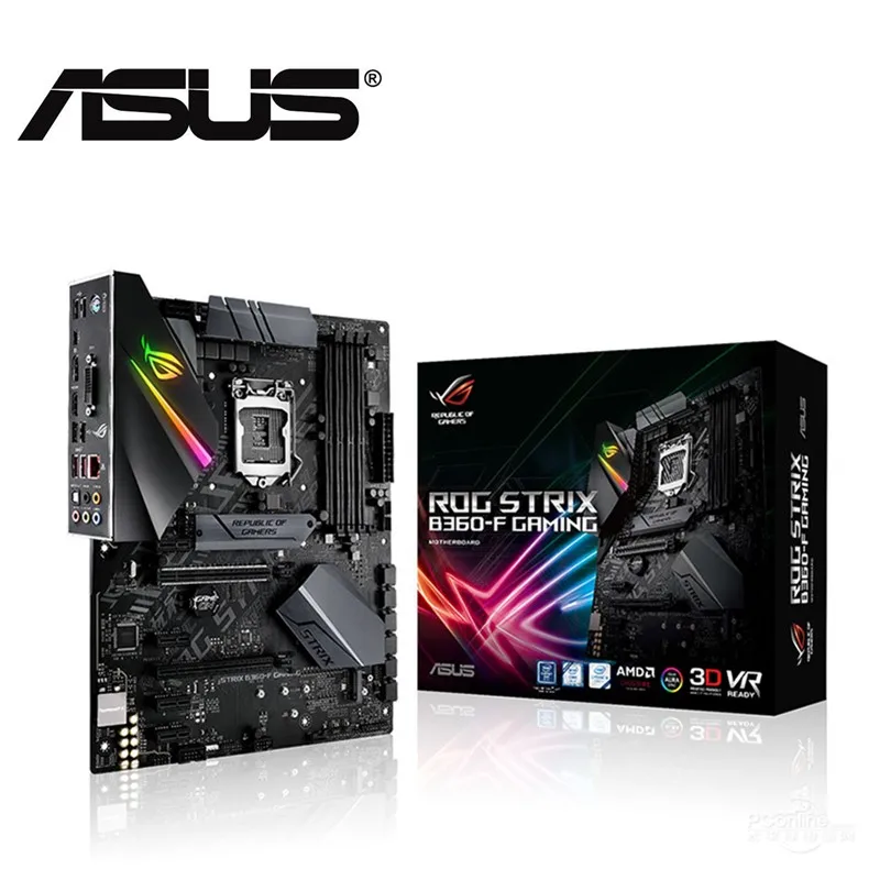 

FULL NEW Asus ROG STRIX B360-F GAMING Desktop Motherboard Intel B360 Chipset Socket LGA 1151