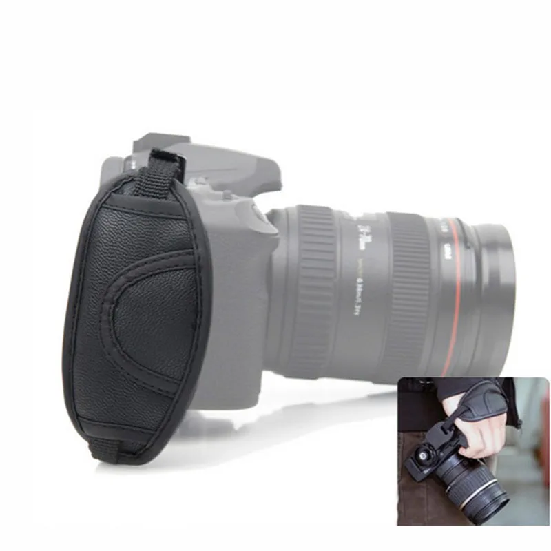 Ремешок на запястье из искусственной кожи для переноски Canon Nikon Sony Olympus SLR/DSLR