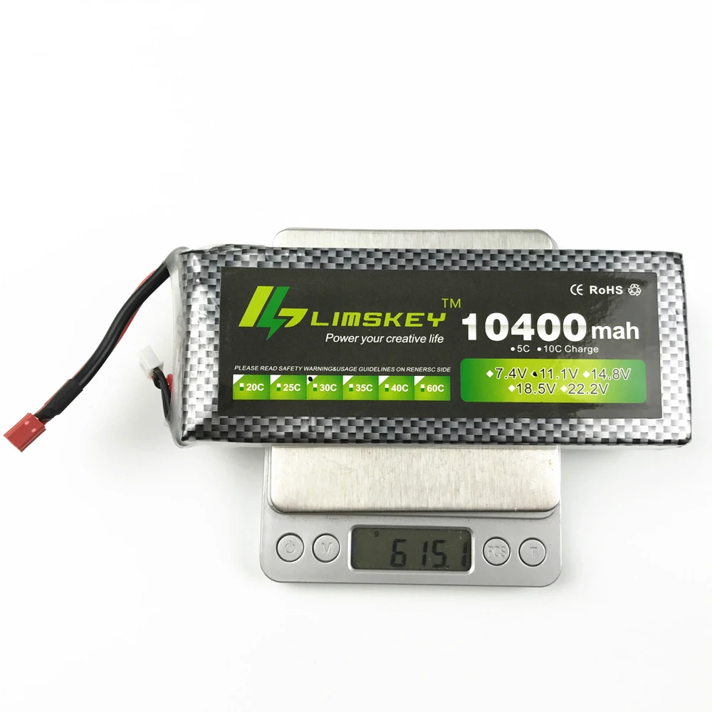 Limskey power 11,1 V 10400mAh 3s lipo батарея 30C батареи и зарядное устройство XT60/T разъем для радиоуправляемого вертолета квадрокоптера дрона часть