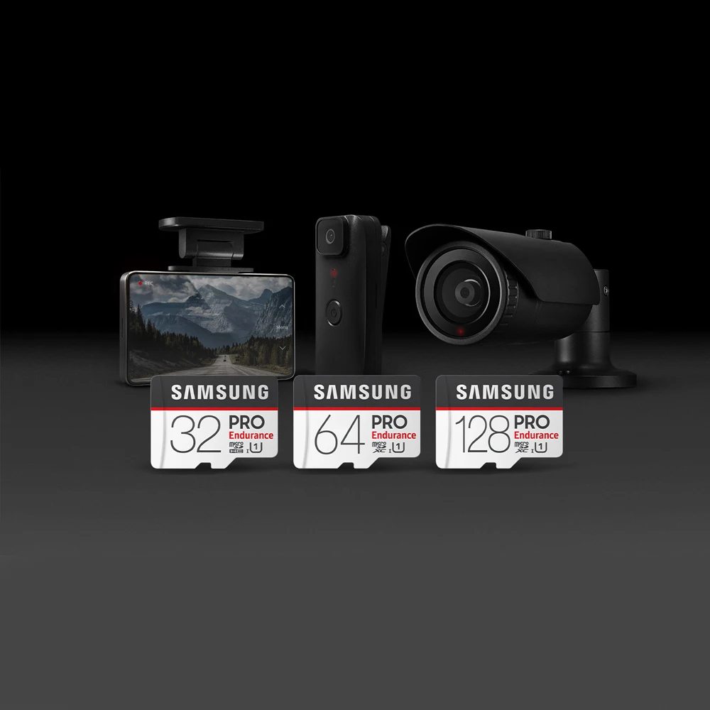 Samsung MicroSDXC PRO выносливость слот для карт памяти 32 Гб 64 128 ГБ с адаптером карты 4K и FHD