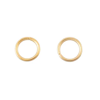 

LASPERAL 30PCs 4mm Stainless Steel Gold Plated Round Jump Rings Open Spilt Ring Jewelry Making Supplies DIY Jewelry Findings
