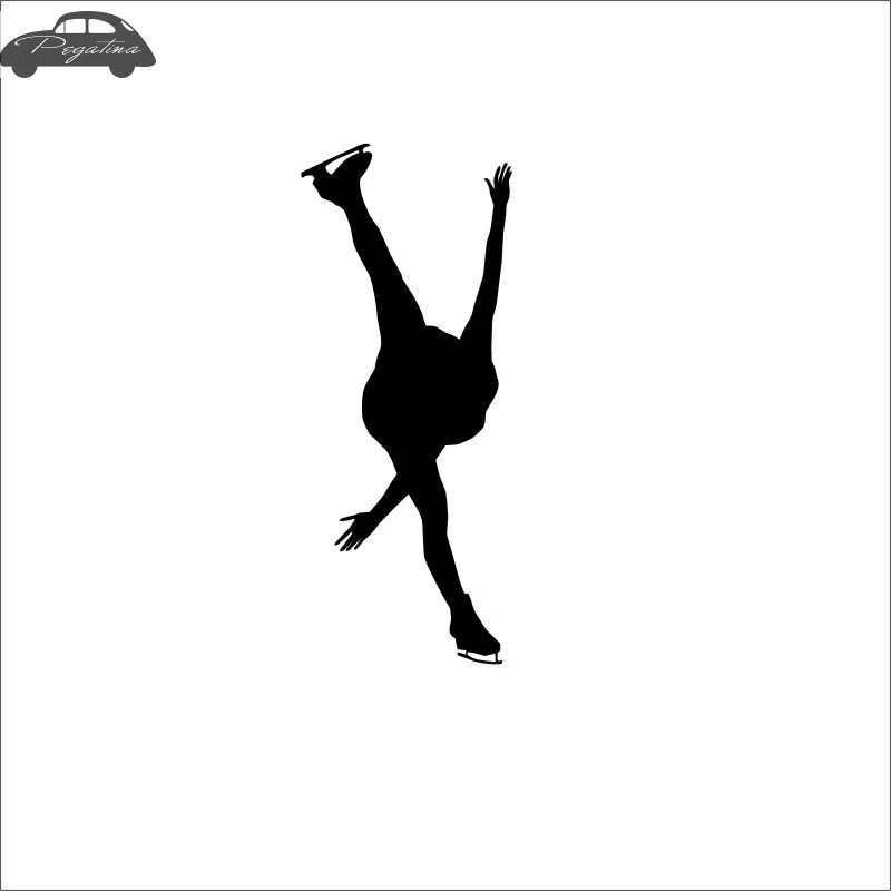 Pegatina Skiing Sticker Winter Sports Ice Dancing Decal Ski Posters Vinyl Wall Decals Decor Mural Skiing Sticker