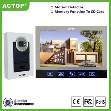 

320+210 Direct Factory Video Door Phone with Security Camera and Monitor, Touch Keypad Design, 7 Inch Color Display Screen