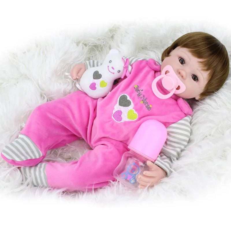 Кукла реборн NPKDOLL 40 см набивное тело в одежду реалистичные детские игрушки Playmate