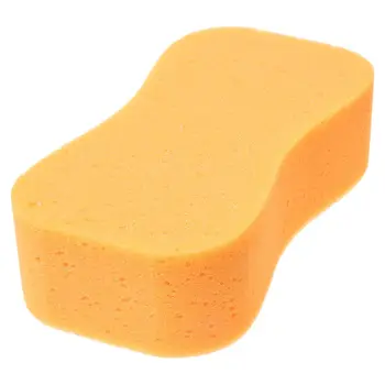 

Auto Car Windshield Soft Perforated Yellow Wash Sponge Pad