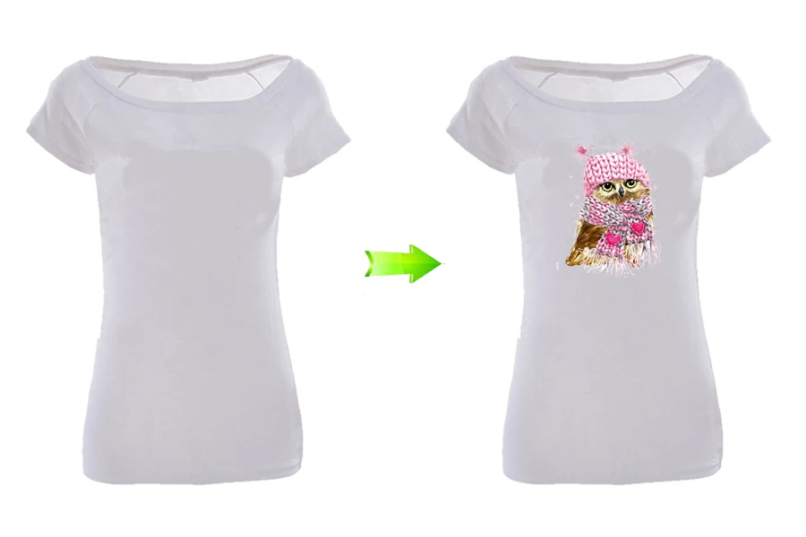 Love Owl Patches for Jeans Fashion Clothes A-level Washable Heat Press Appliqued DIY Decoration Accessory 25.2x18cm2