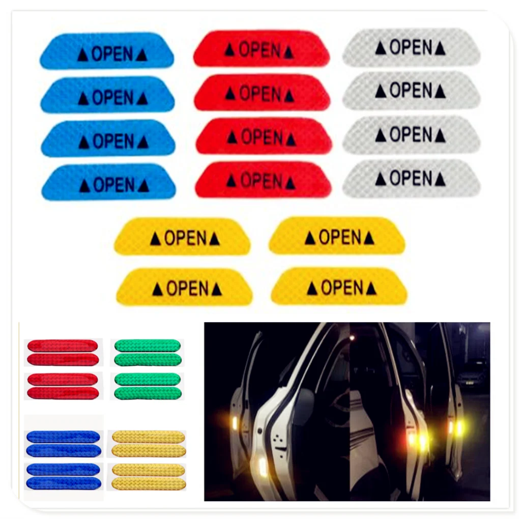 Car Door Open Reflective Tape Warning Night Sticker for Renault Sand-up Ondelios Thalia Nepta Altica Z17 Vel Modus Egeus 20 | Автомобили и
