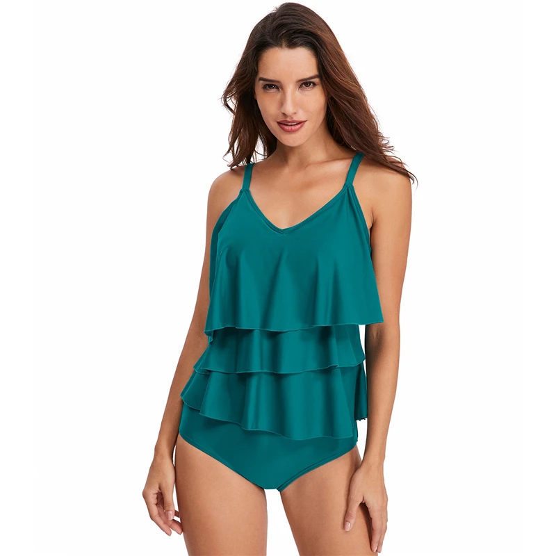 

Backless Sexy Solid Two Piece Swimsuit Female Solid Retro Swimming Suit Women Swimwear S-XL Elastic Bathers Bathing Suit Female