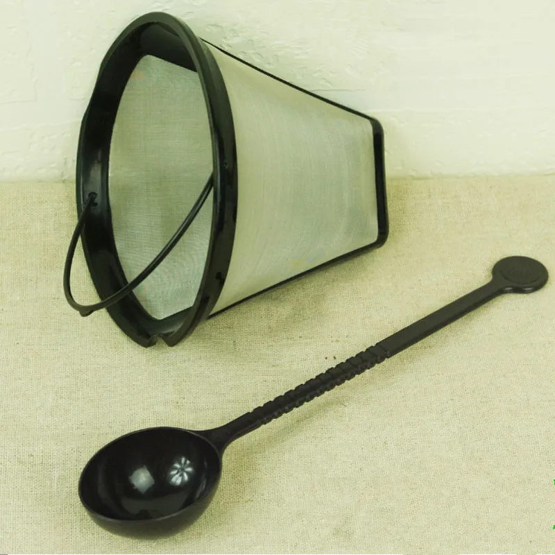 stainless steel and plastic coffee funnel filter chinese herb drip Strainer