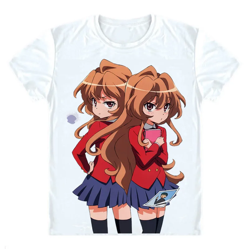 Мое Аниме Toradora! Футболки разных стилей рубашки с коротким рукавом топ тигром нори