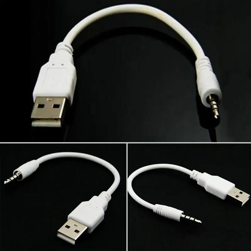 

3.5mm USB2.0 Data Cable Audio Adapter Cable For iPod