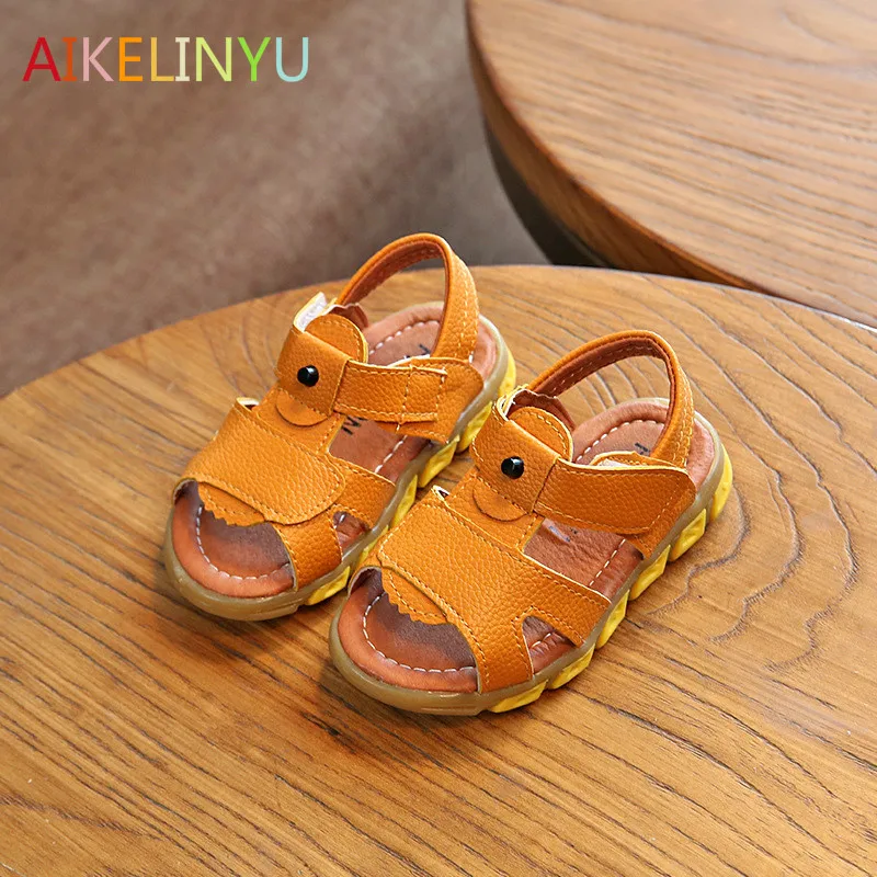 2017 Summer boys beach shoes kids sandals boys Non slip sports sandals