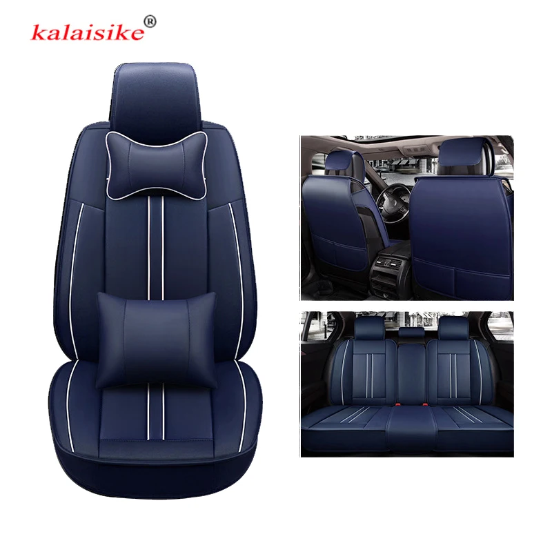 kalaisike universal leather car seat covers for Jaguar all models F