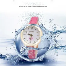Durable 2016 fashion relogio women watches Women’s Fashion Leather Analog Quartz Vogue Wrist Watch erkek kol saati
