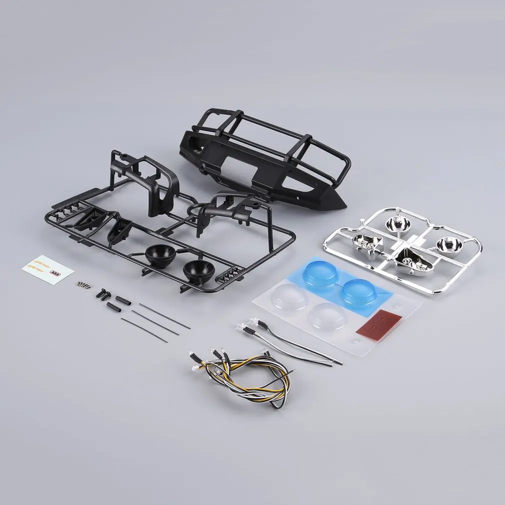 

Hot 48717 Killerbody Aluminum Bumper (with Headlights) Silver-grey Silver Grey For Traxxastrx