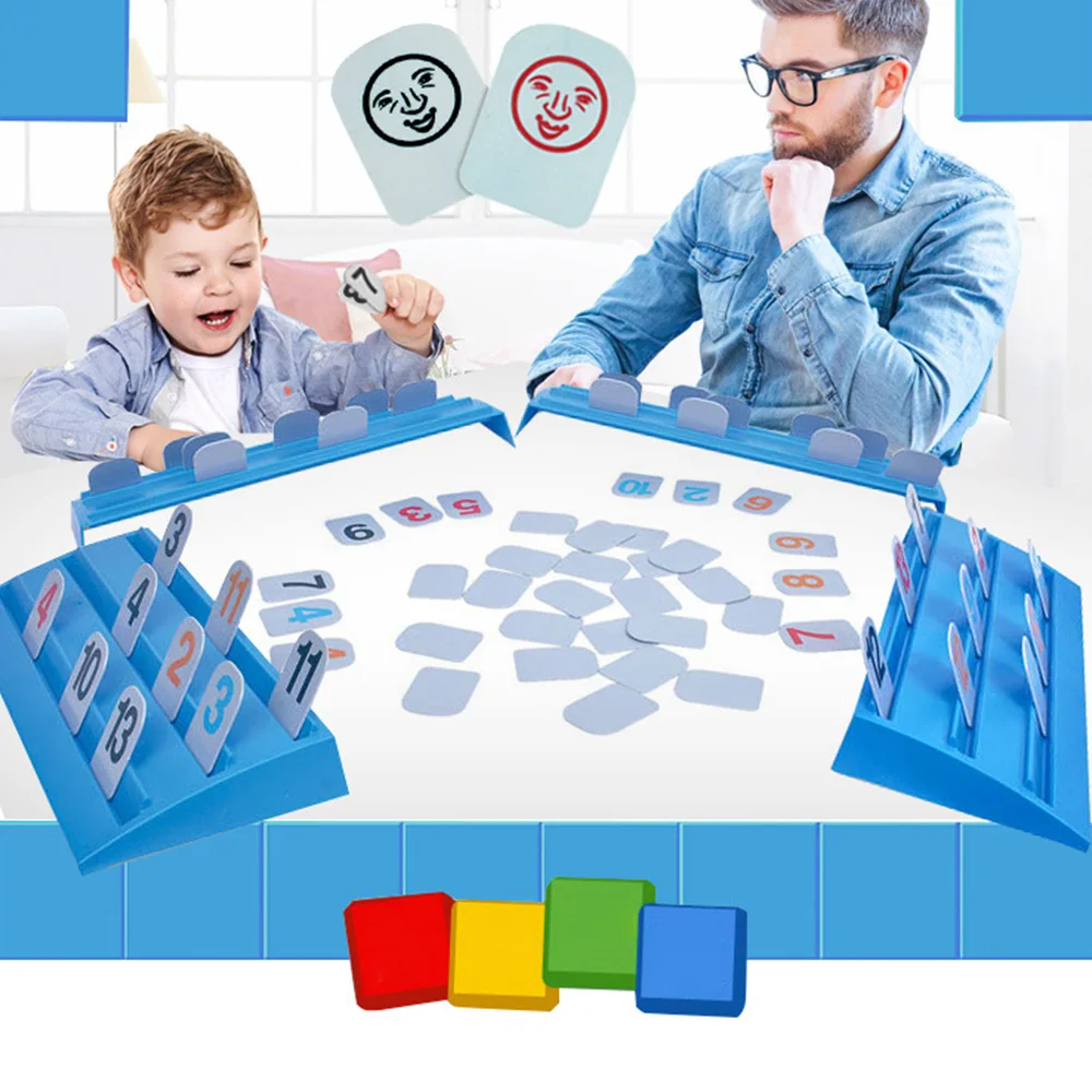 

Strategy Reasoning Digit Game Logical Party Game Israeli Mahjong Intelligence Toy Desktop Game for Kids or Grownups