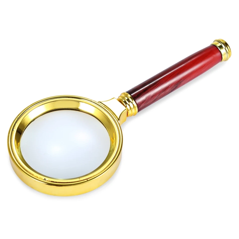 2016 New 80mm Diameter Handheld 3X Magnifier Hand held Magnifying Glass