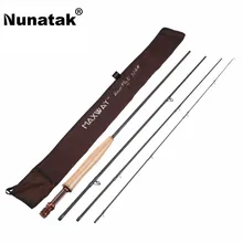 Nunatak Maxway Honor Combo Fly Rod 3/4#2,4 M удочка+ катушка+ сумка для удочки+ 24 unids рыболовная приманка коробка набор для ловли форели