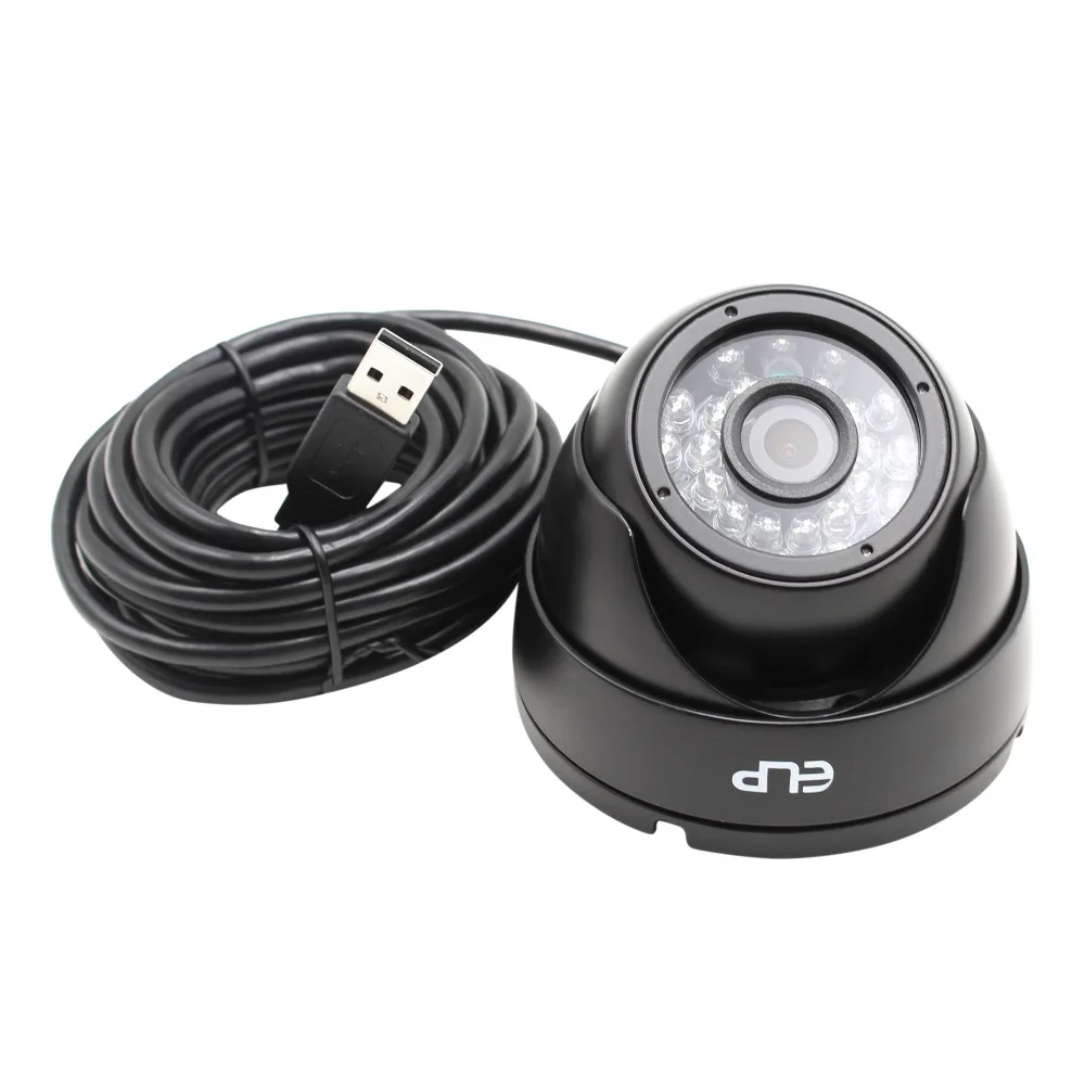 ELP 5mp 2592 X 1944 High Speed Aptina MI5100 HD MJPEG IR CUT Infrared Night Vision Usb Dome