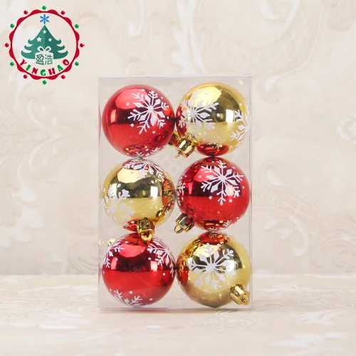 6pcs snowflake color drawing decorations ball tree hanging baubles christmas tree decoration 6cm christmas balls wedding decor in ball ornaments from home - Christmas Ball Decorations 6pcs snowflake color drawing decorations ball tree hanging baubles christmas tree decoration 6cm christmas balls wedding decor in ball ornaments from home - Christmas Ball Decorations