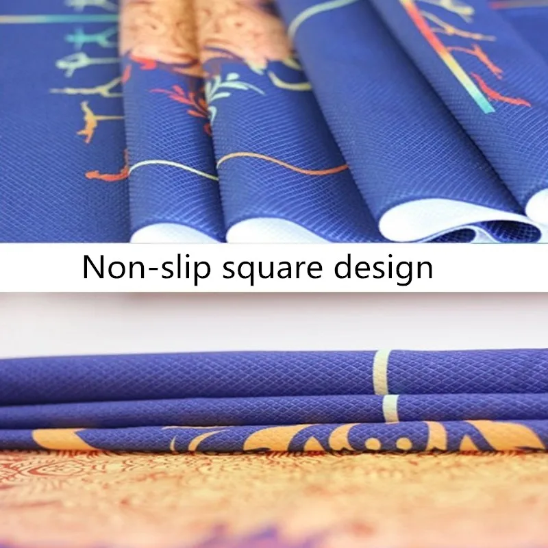 Новый Коврик для йоги с принтом складной коврик йоги|Коврики йоги| |