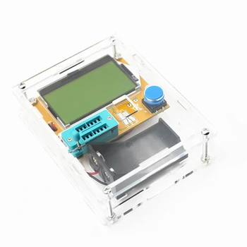 

Mega328 Transistor Tester Diode Triode Capacitance ESR Meter MOS/PNP/NPN L/C/R+ Transistor Tester Box well working free shipping