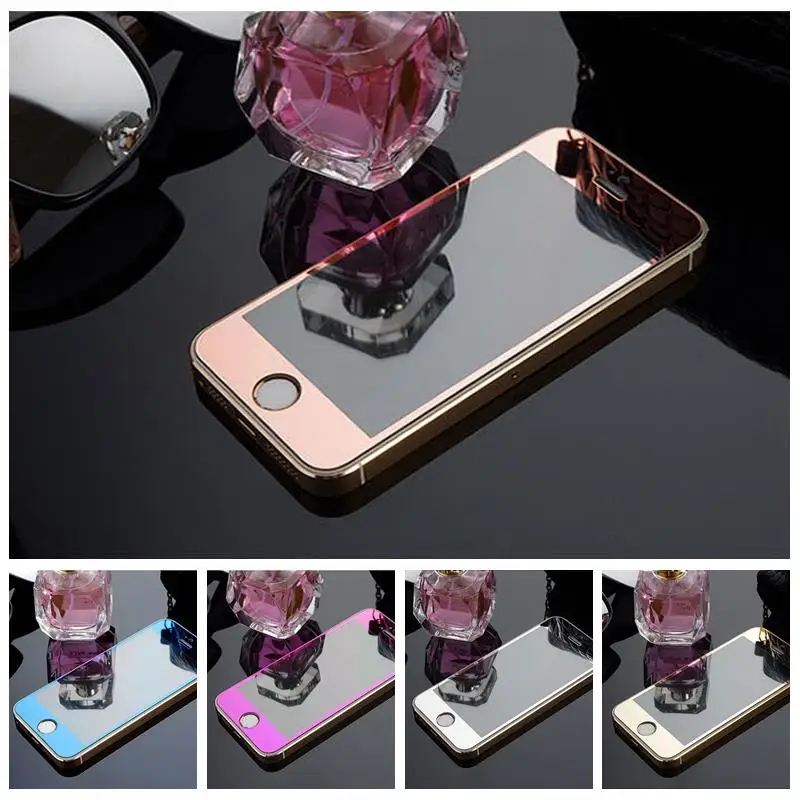 Пленка из закаленного стекла 1 шт. Передняя цветная пленка для iPhone 7 5 5C 5S SE 6 6s 8 Plus