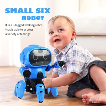 

Electronic Control Robot Toys 963 Buiding Robot Intelligent Induction RC Robot with Following Gesture Sensor for Children Gifts