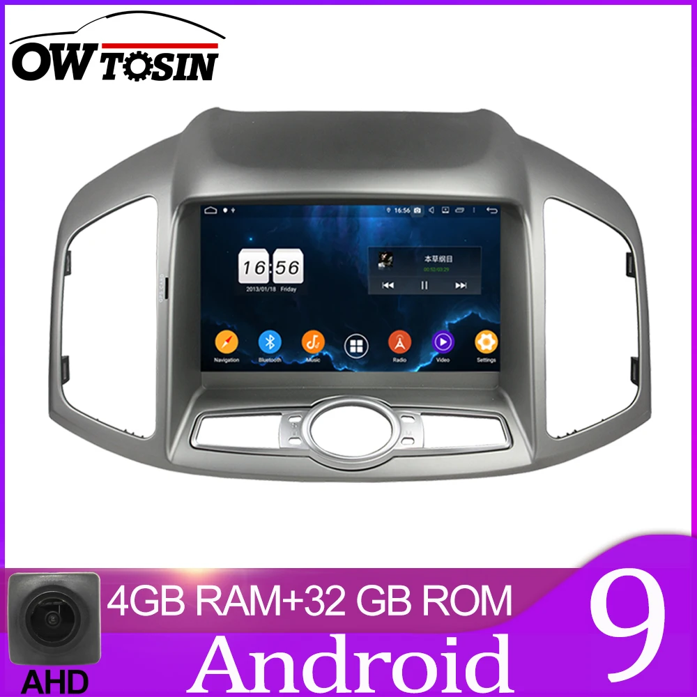 Автомагнитола Owtosin мультимедийный видеоплеер навигация GPS Android 9 0 для Chevrolet Captiva 2011
