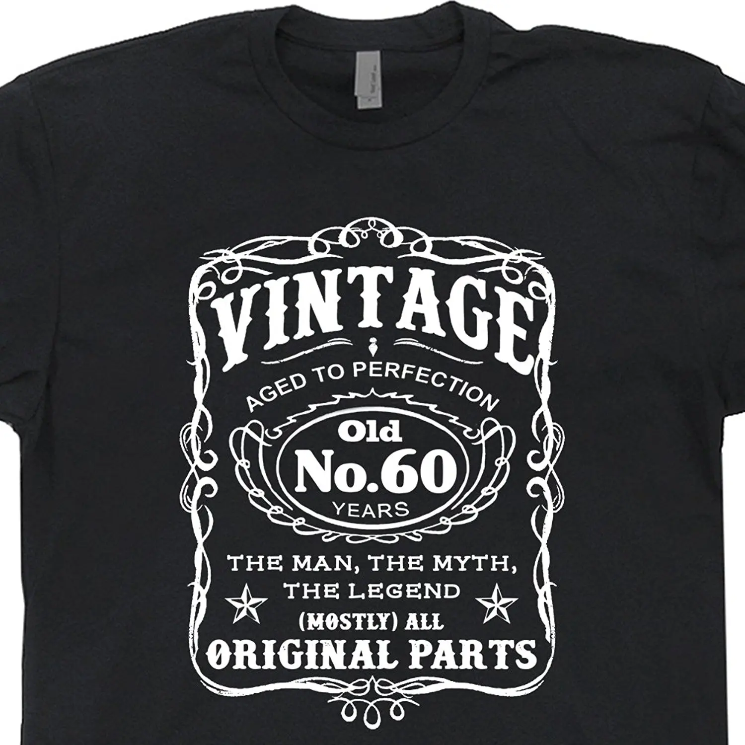 

60Th Birthday T Shirt 1956 Novelty Gag Gift Vintage Present Dad Husband Aged To Perfection Funny Tshirt Shirts