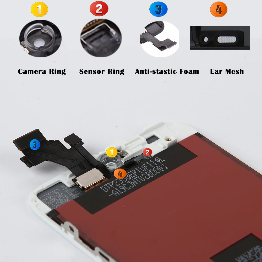 No.1 AAA LCD Screen For iPhone 5S 6 6S Plus 6P 6SP LCD Display With 3D Touch Screen Digitizer Assembly Replacement Repair Parts