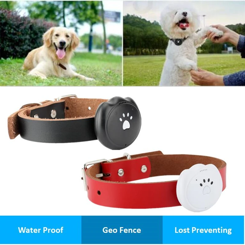 

2019 New Waterproof IP67 Smart MiNi Pet Tracking GPS Tracker Collar For Dog Cat AGPS LBS SMS Positioning Geo-Fence Track Device