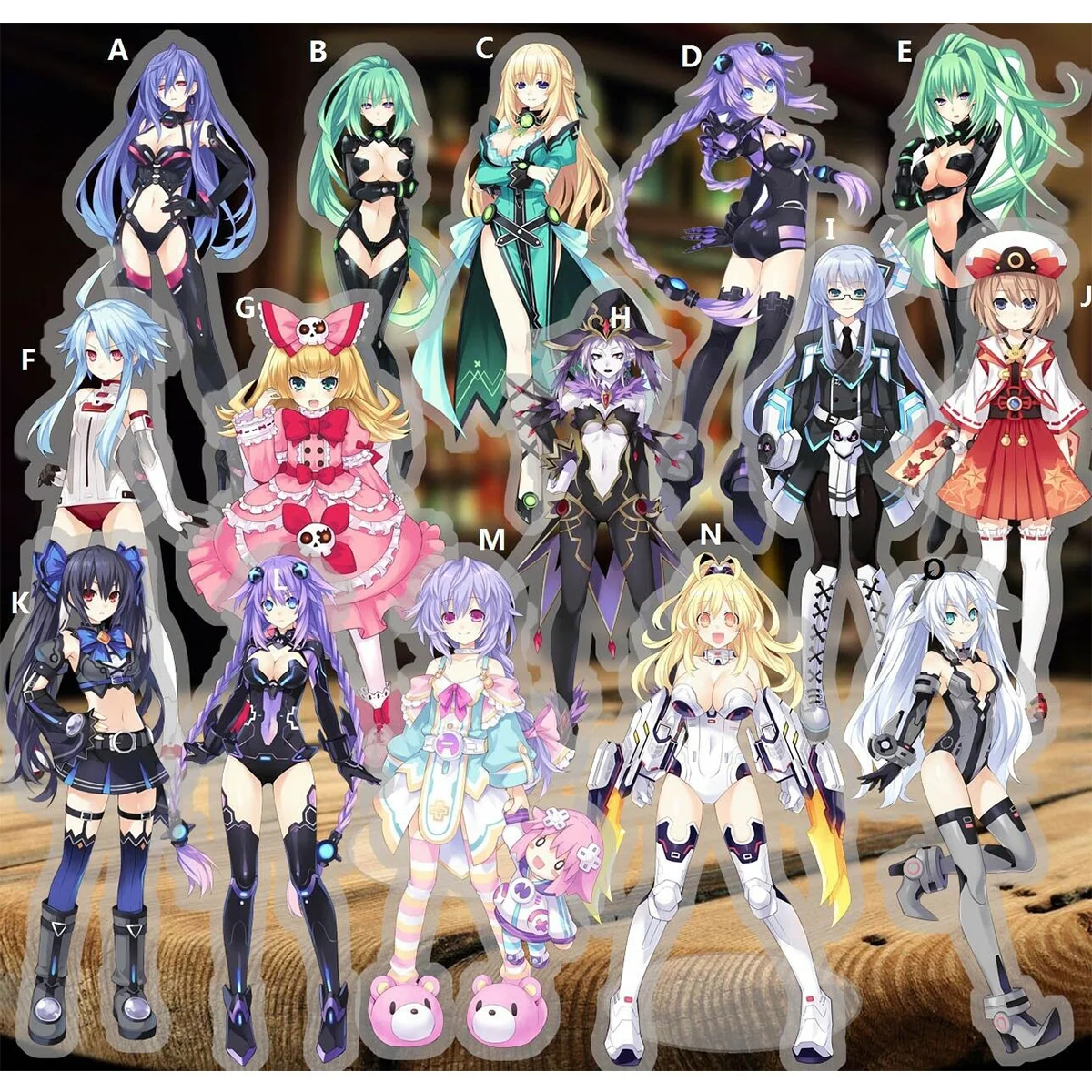 

Hyperdimension Neptunia Noire Neptune Anime Acrylic Stand Figure Display 15cm