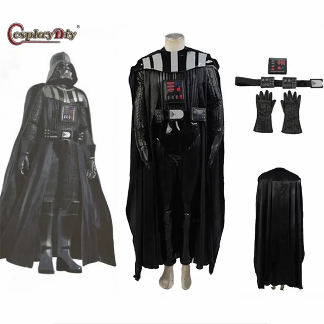 cosplaydiy star wars darth vader costume suit adult men movie costume for halloween party cosplay costume - Halloween Darth Vader cosplaydiy star wars darth vader costume suit adult men movie costume for halloween party cosplay costume - Halloween Darth Vader