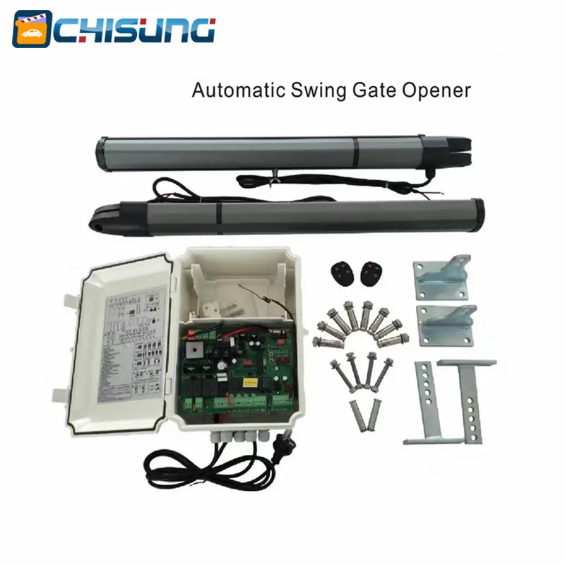 Top DC24V Electric Linear Actuator 200kgs Engine Motor System Automatic Swing Gate Opener + 2 remote control 1 Top DC24V Electric Linear Actuator 200kgs Engine Motor System Automatic Swing Gate Opener + 2 remote control 1