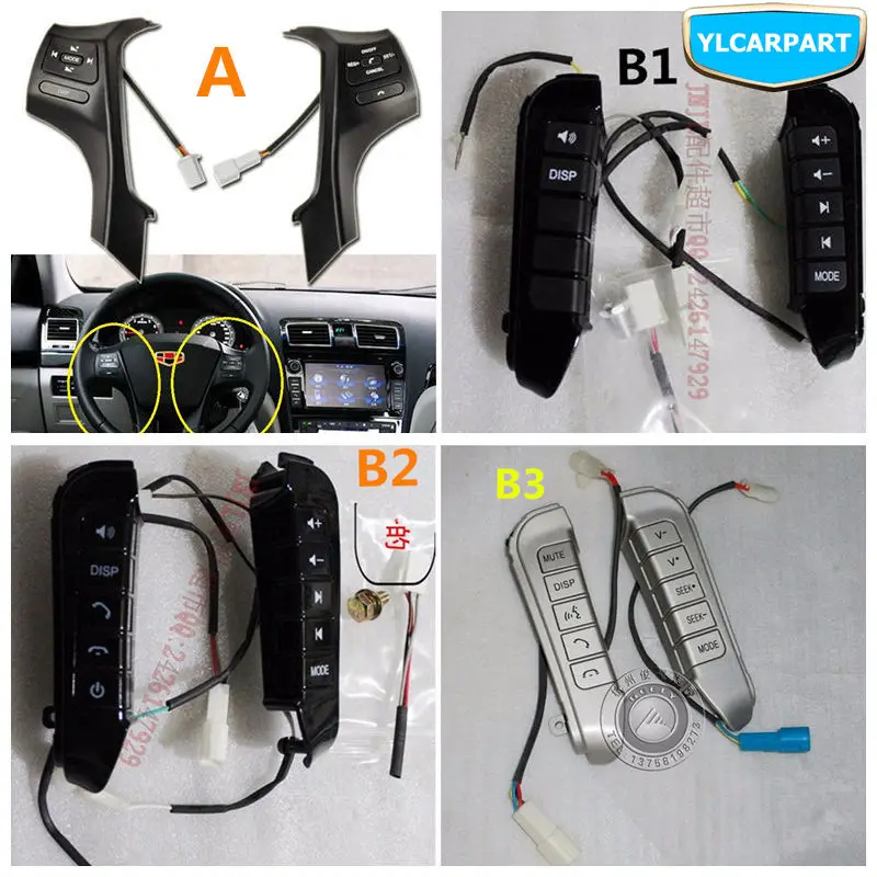 

For Geely Emgrand 8,EC8,E8,Car steering wheel multi-function remote buttons,CD audio volume channel ,Cruise control