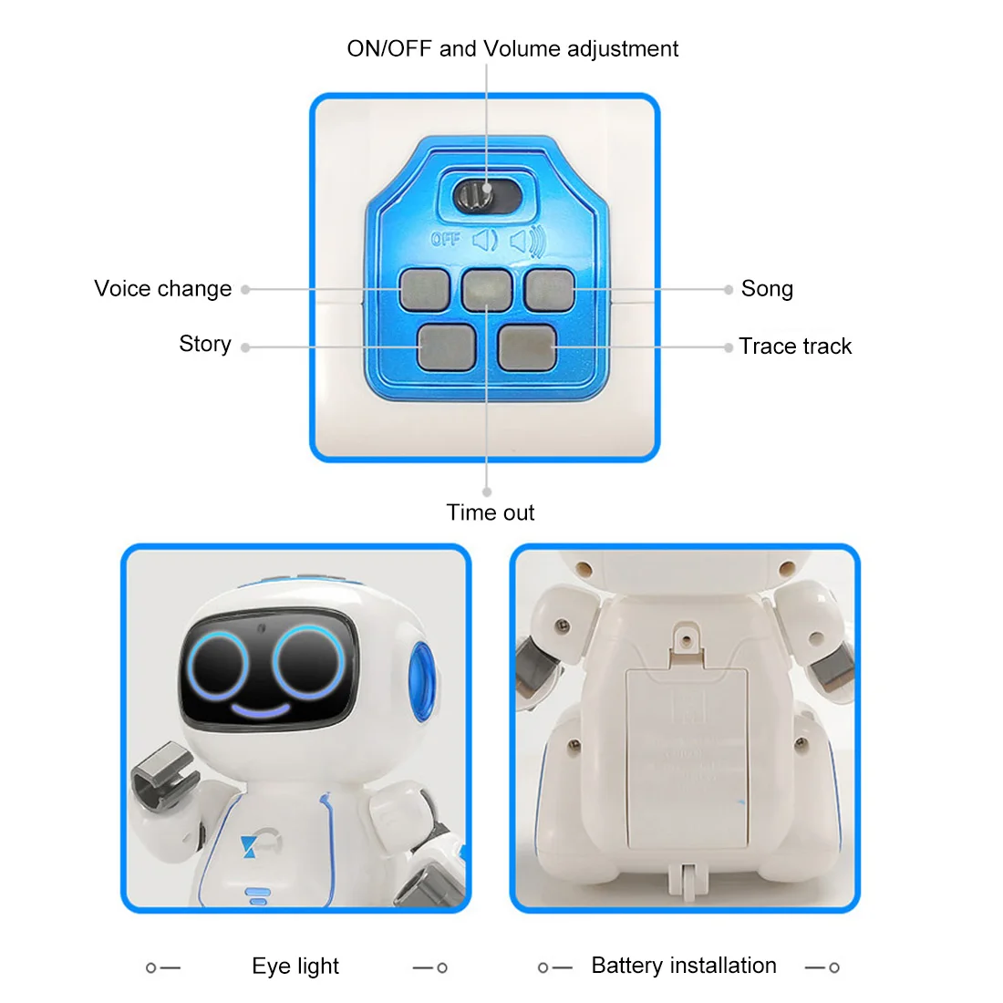 price cut  Children Intelligent Interactive Early Education Toy Smart Singing Dancing Robot Voice Recognition 