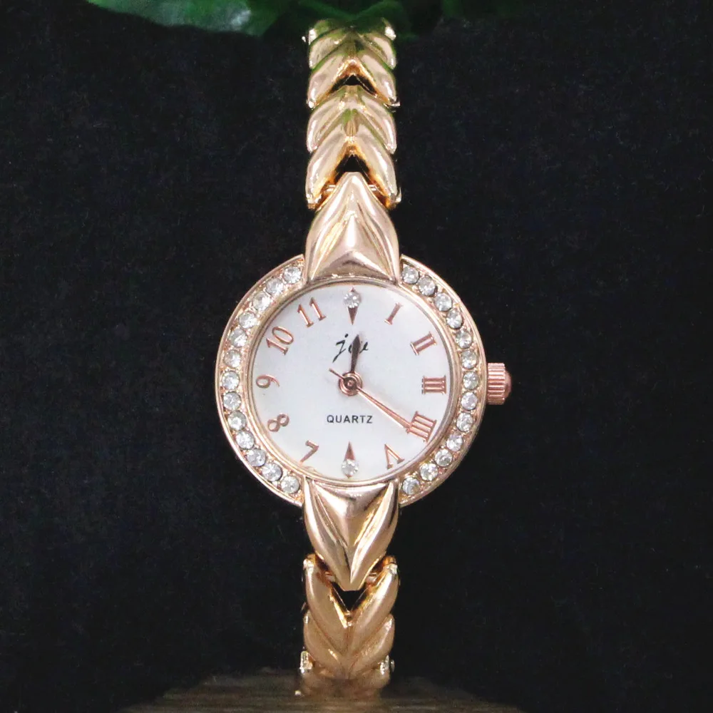 100 шт./лот JW-184 колоски леди металлические наручные часы Роскошные Леди платье часы высокого jw браслет часы