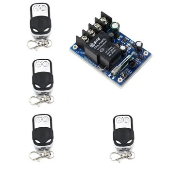 

New DC 12V 24V 36V 48V 30 A 1 CH RF Wireless Remote Control 1 * Receiver & 4* Transmitter for Light/Led/Lamp